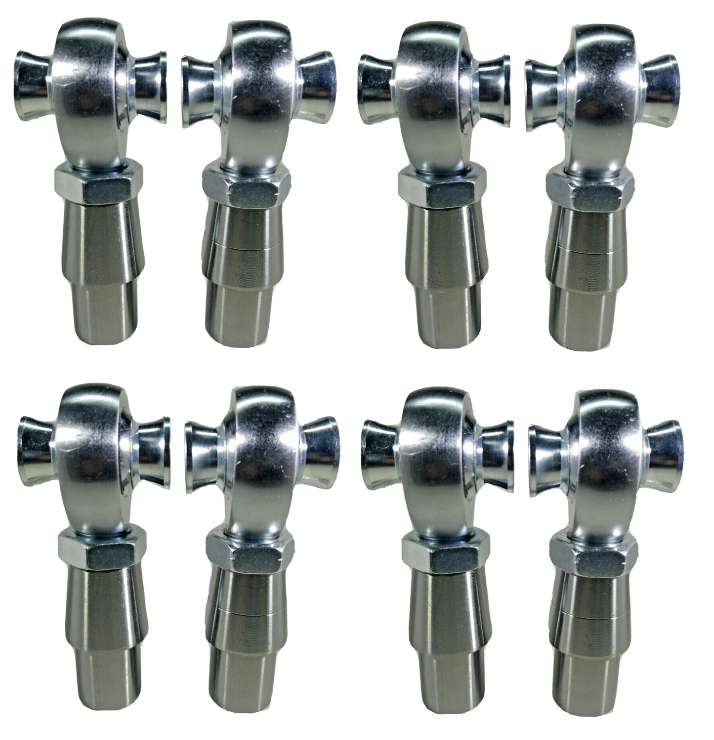 Chromoly 4 Link Rod End Kit XMR 12 LH Pan Hard Weld Bung .120 High Misalignment