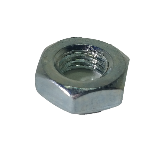 1/4-28 Right Hand Steel Jam Nut